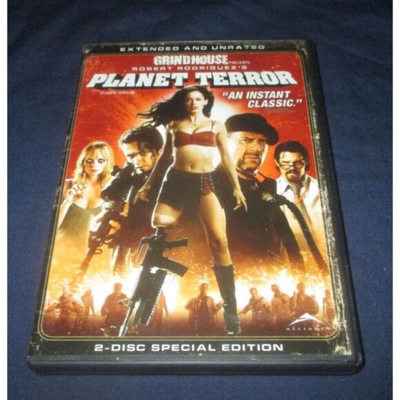 Planet Terror (DVD, 2010, Grindhouse Presents, Unrated Extended, 2-Disc Version) - Picture 1 of 4